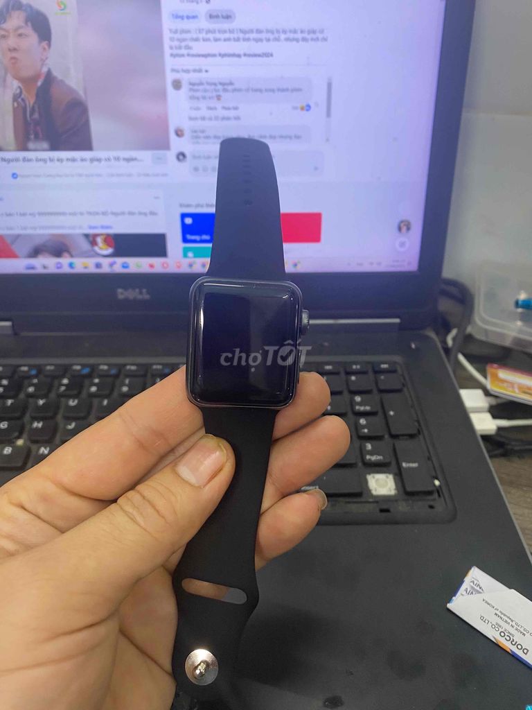 apple watch series 3 38mm mầu trắng  và  hồng   va. Mua bán Thiết bị đeo thông minh tại Quận Hồng Bàng Hải Phòng được đăng bởi nguyễn văn tuân hình 3