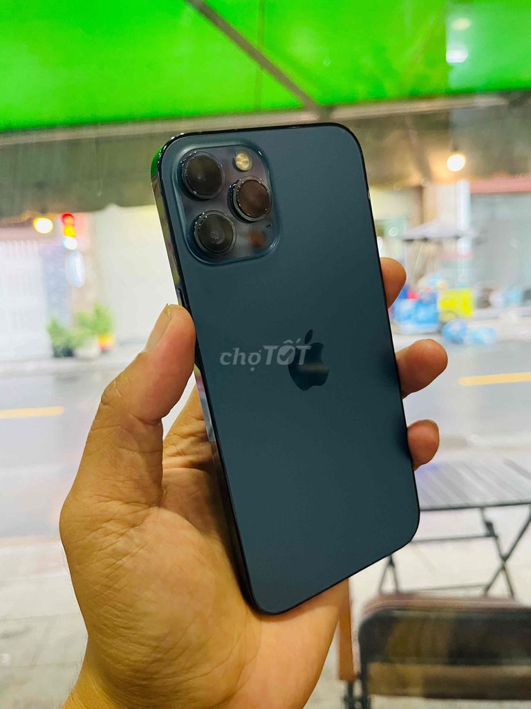 iPhone 12 Pro Max 128GB Blue quốc tế. Mua bán Điện thoại tại Thành phố Thủ Đức Tp Hồ Chí Minh được đăng bởi Lam Store hình 1