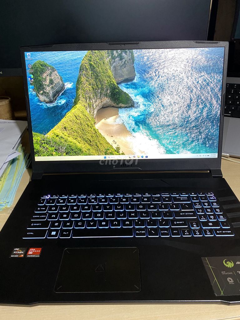 MSI Alpha 17 Ryzen 7 5800H 17.3 inch. Mua bán Laptop tại Quận Tân Bình Tp Hồ Chí Minh được đăng bởi Dat Ha hình 1