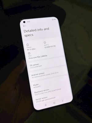 Xiaomi Mi 11 Ultra 5G 12GB/256GB Đen