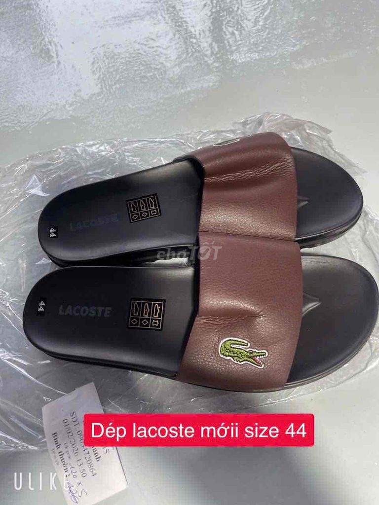 Dép Lacoste Nâu Size 42. Mua bán Giày dép tại Quận 12 Tp Hồ Chí Minh được đăng bởi HT 86 hình 1