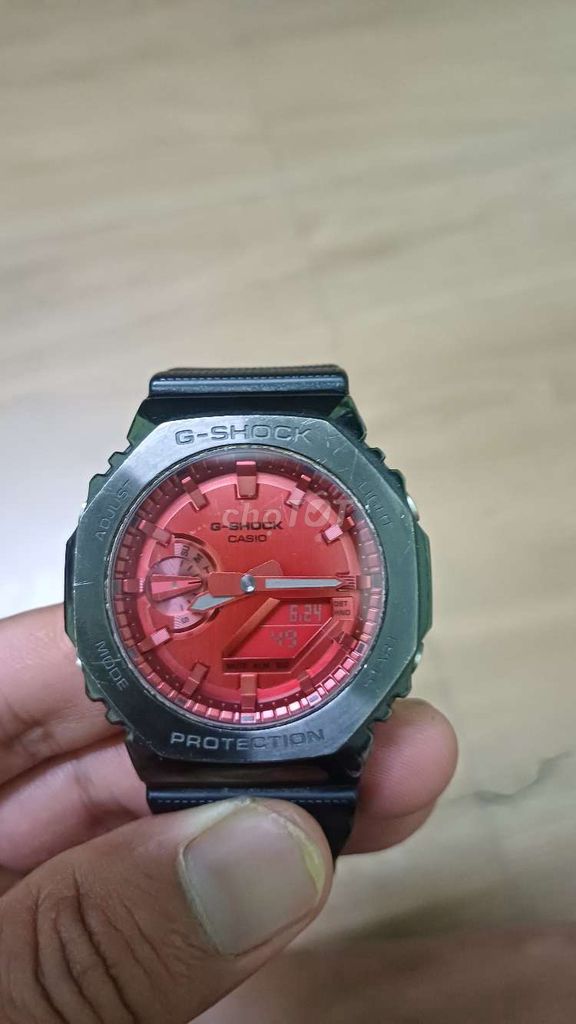 Casio GM-2100 Đỏ Đen Unisex. Mua bán Đồng hồ tại Huyện Quỳnh Phụ Thái Bình được đăng bởi gshock whatch hình 1