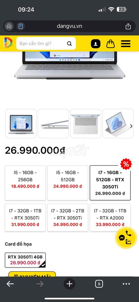 Surface Studio laptop. Mua bán Laptop tại Thành phố Thủ Đức Tp Hồ Chí Minh được đăng bởi Tuấn Khải hình 1