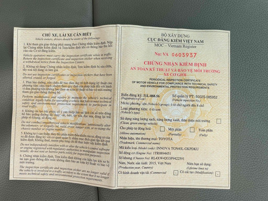 BÁN INNOVA G AT (tự Động ) ĐỜI 2015 XE RẤT ĐẸP. Mua bán Ô tô tại Huyện Hóc Môn Tp Hồ Chí Minh được đăng bởi Lương mạnh tuấn hình 10