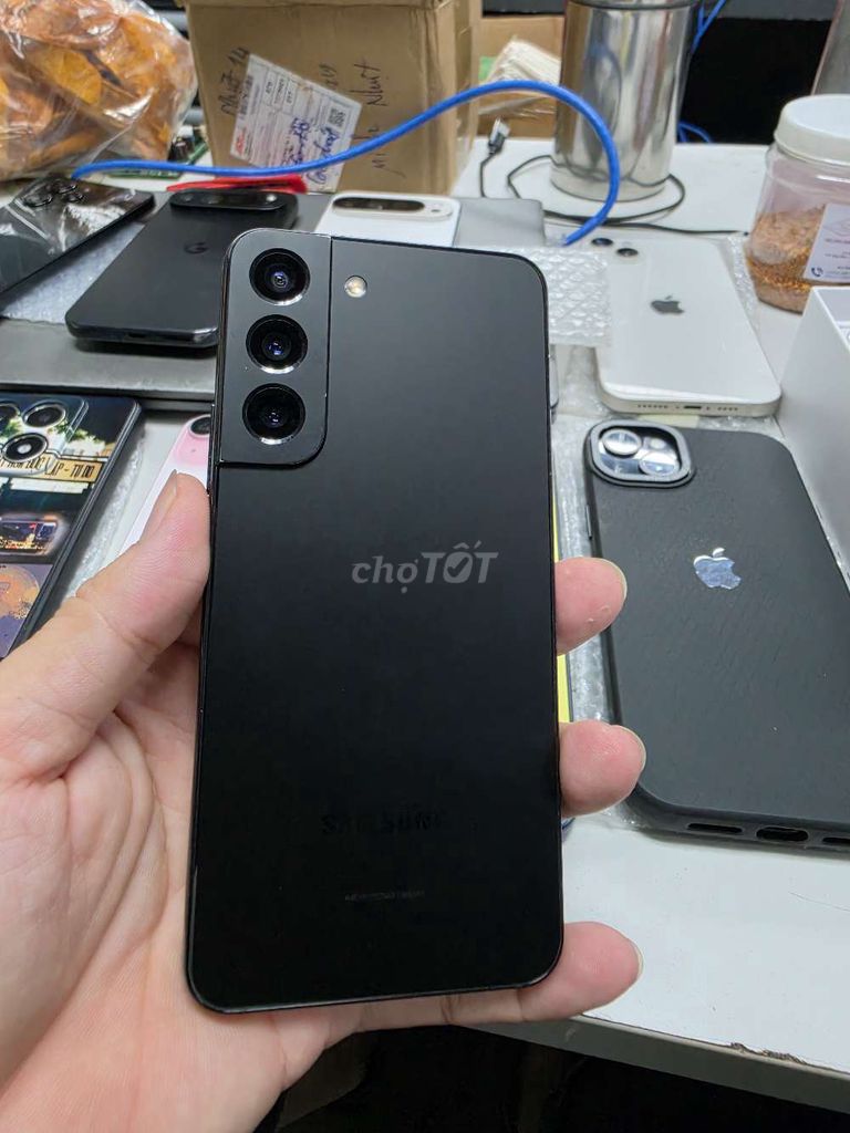 Samsung S22 Đen. Mua bán Điện thoại tại Huyện Châu Thành Tiền Giang được đăng bởi Cầm đồ thanh lý  hình 1