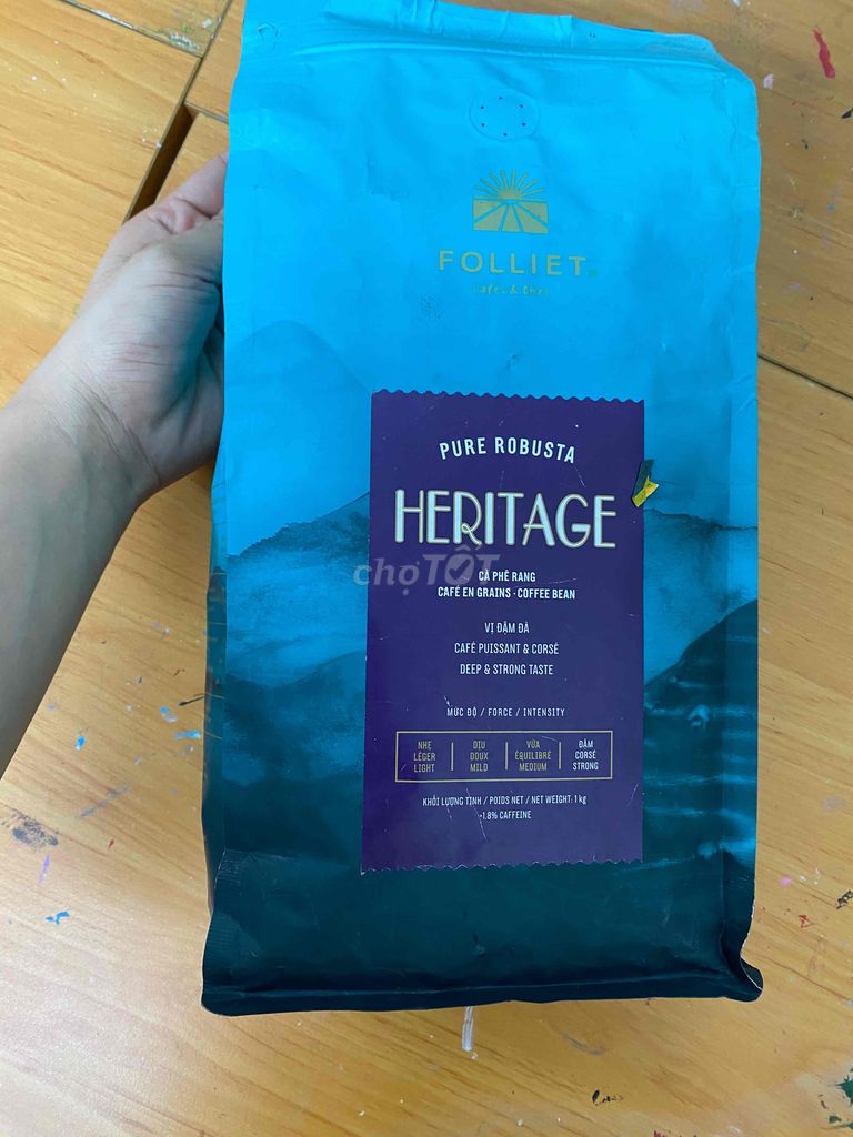 Bán bịch cafe rang Heritage 1kg