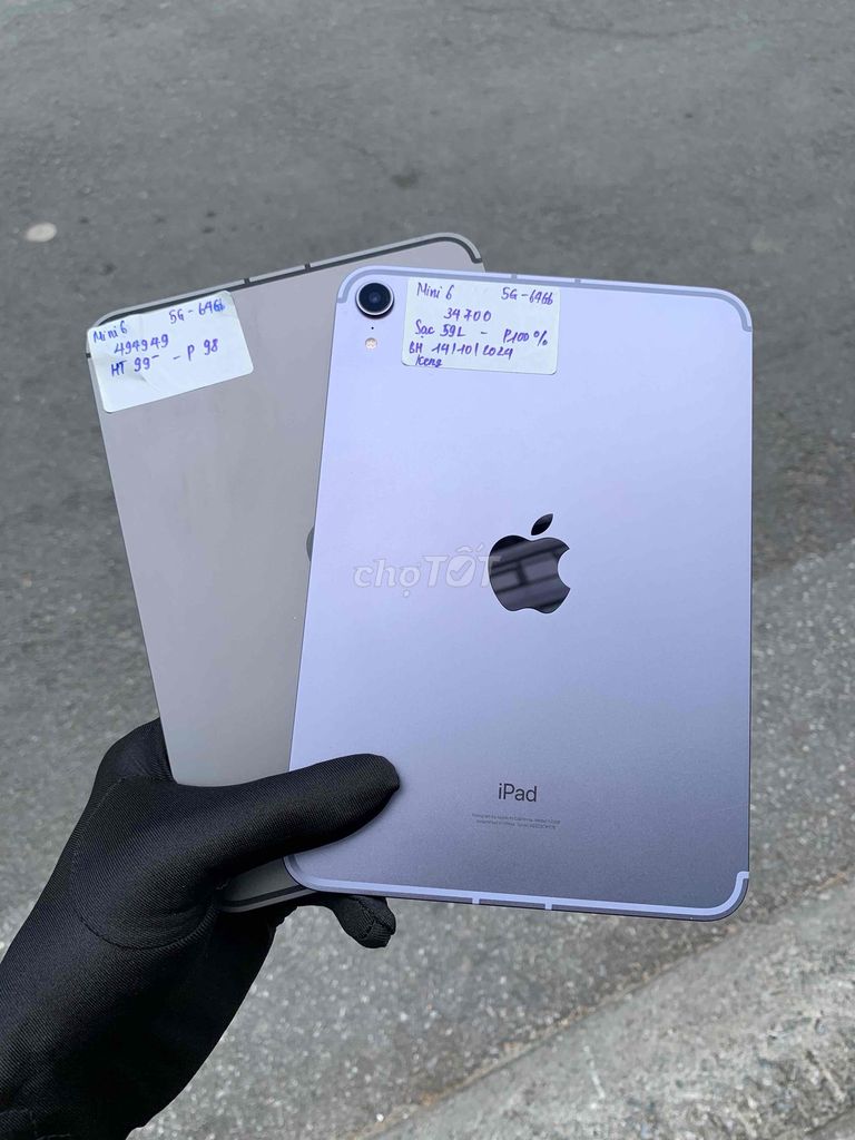 Ipad Mini 6 64GB 5G+Wifi Zin nguyên bản