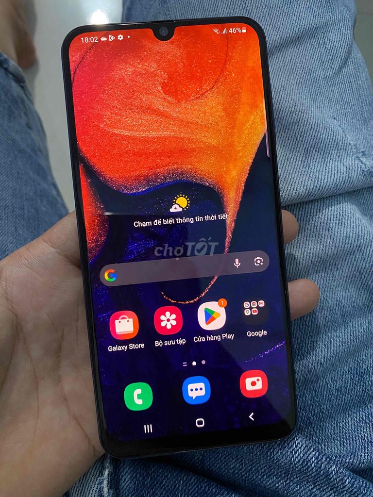 Samsung A50 Xanh Màn hình ám. Mua bán Điện thoại tại Thị xã Tân Uyên Bình Dương được đăng bởi điện thoại cũ Tân Uyên  hình 1