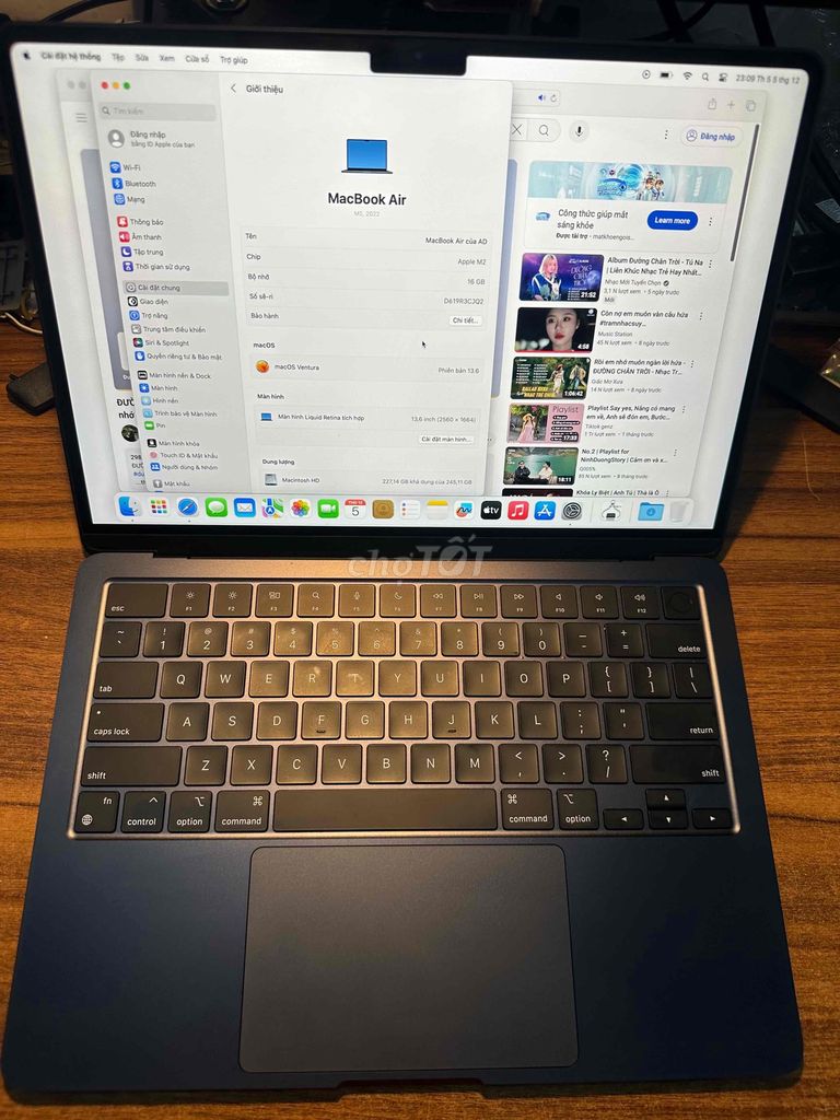 macbook air 13.6 m2 16 256 ko mdm ko icloud