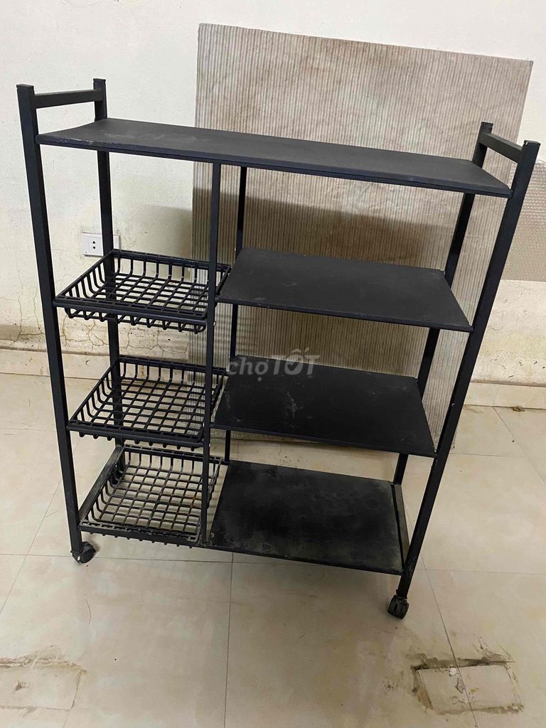 Kệ sắt Đen 108x32x80cm. Mua bán Tủ, kệ gia đình tại Quận Hải An Hải Phòng được đăng bởi Diệp Tử hình 1