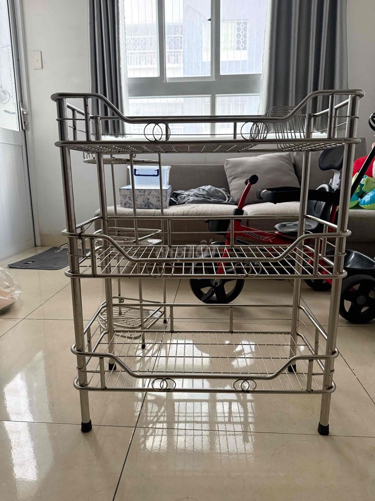 Kệ Inox Bạc Size Lớn. Mua bán Tủ, kệ gia đình tại Quận Tân Phú Tp Hồ Chí Minh được đăng bởi Bích Tuyền hình 1