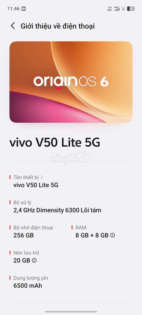 Vivo V50 Lite 256GB Tím. Mua bán Điện thoại tại Thành phố Gia Nghĩa Đắk Nông được đăng bởi hoang tuan hình 1