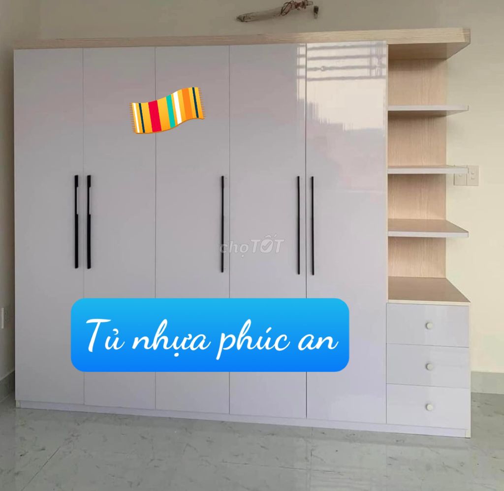 TỦ NHƯA 2.4M FREE SHIP