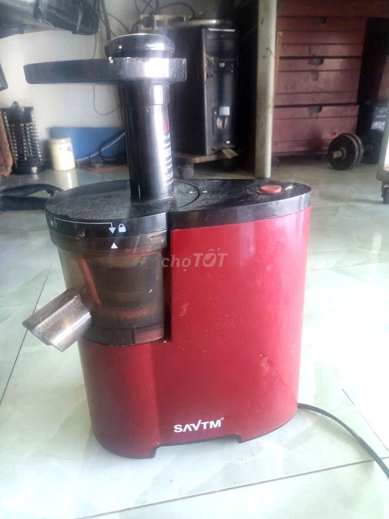Máy ép chậm SAVTM Đỏ Đã qua sử dụng. Mua bán Bếp, lò, đồ điện nhà bếp tại Huyện Cái Bè Tiền Giang được đăng bởi TUẤN NGUYỄN KIM hình 1