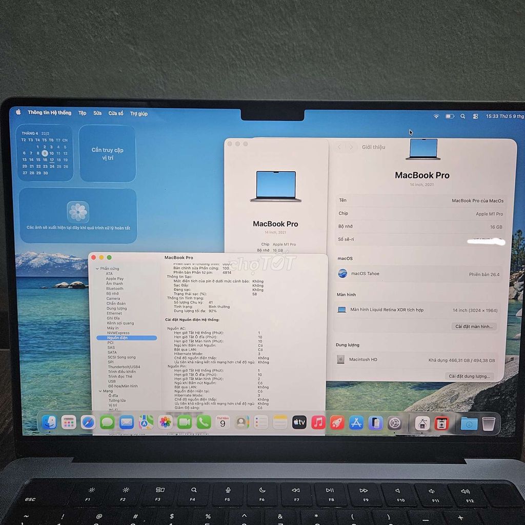 Apple MacBook Pro M1 14 inch 16GB/512GB. Mua bán Laptop tại Quận Ba Đình Hà Nội được đăng bởi trần tuấn anh hình 1