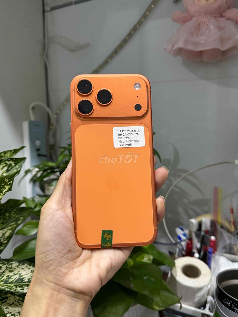 iPhone 17 Promax 256G Quốc tế Cam P96 Đẹp 98. Mua bán Điện thoại tại Huyện Hóc Môn Tp Hồ Chí Minh được đăng bởi Thu hình 1
