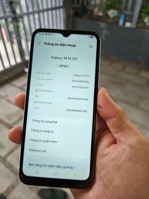 Samsung M14 5G 4/128GB chính hãng 2 sim máy đẹp