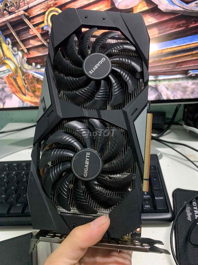 VGA GIGA RX 5600XT 6GB DR6 2 FAN HIỆU NĂNG ~2060