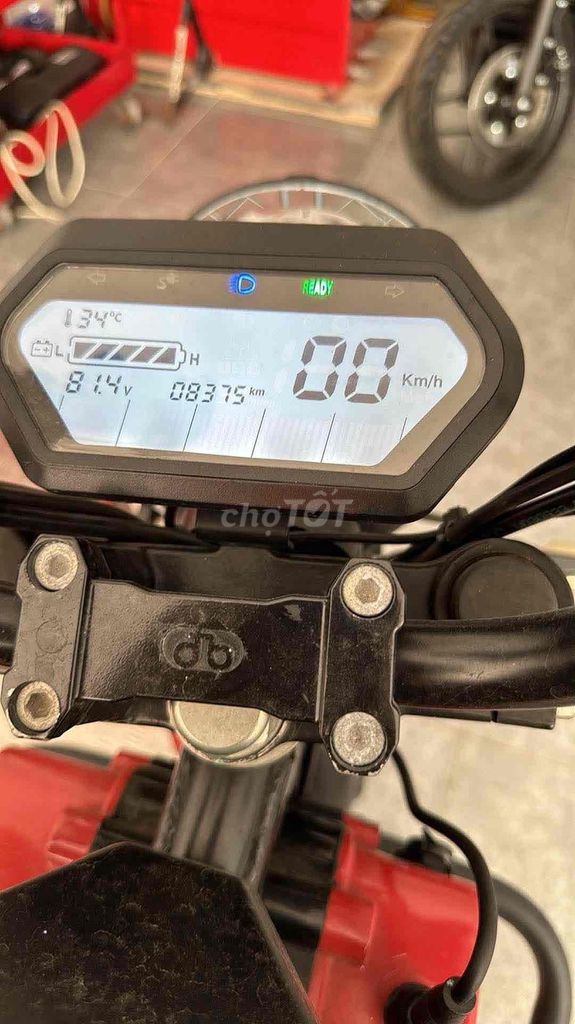 Электрический скутер Datbike Weaver красный, черный 8000 км