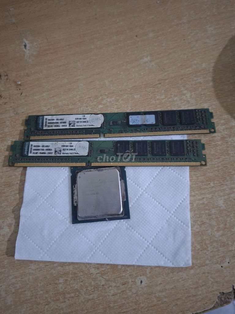 chip g3240 2 thanh ram mỗi thanh 4gb 260k bao ship. Mua bán Linh kiện (RAM, Card...) tại Thị xã Sơn Tây Hà Nội được đăng bởi Minh Châu Đào hình 1