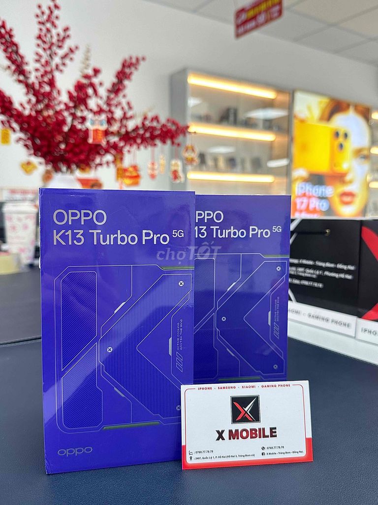 OPPO K13 TURBO PRO 12/256GB NEWSEAL 5G 2 SIM. Mua bán Điện thoại tại Huyện Trảng Bom Đồng Nai được đăng bởi X Mobile Trảng Bom hình 1