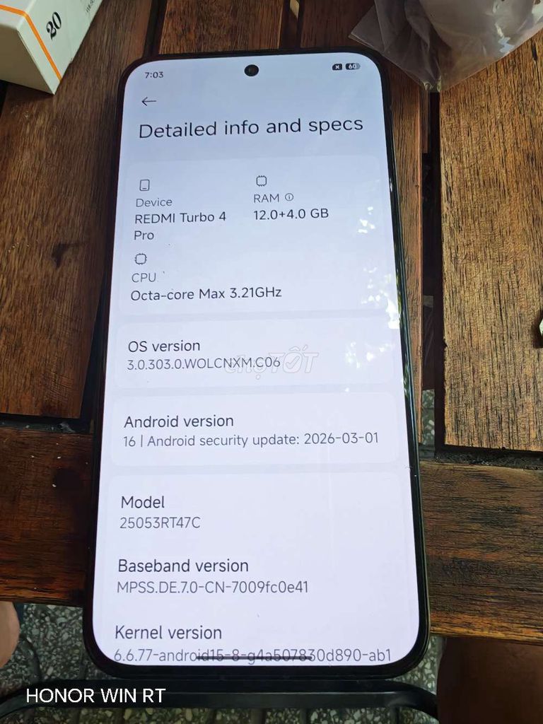 Xiaomi Redmi Turbo 4 Pro Đen. Mua bán Điện thoại tại Thành phố Biên Hòa Đồng Nai được đăng bởi tuấn  hình 1