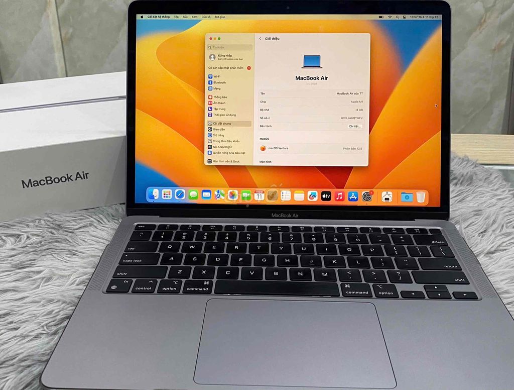 Macbook Air M1 13ind 8/256Gb Fullbox 🔋Pin 95