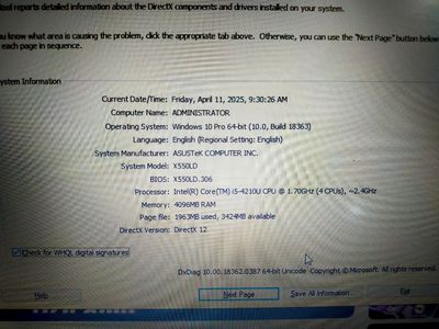 Aus X550ld-VGA-820-I5 r8g ssd 120g màn15.6 full. Mua bán Laptop tại Thành phố Thuận An Bình Dương được đăng bởi Cường trọc