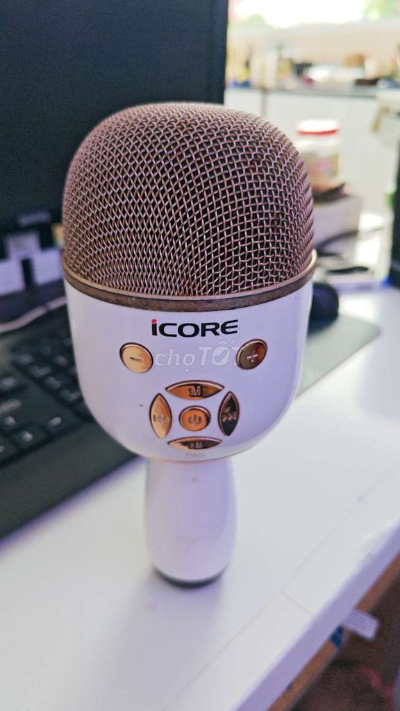 Loa karaoke iCORE MK99 Trắng Vàng đồng. Mua bán Tivi, Âm thanh tại Huyện Tiền Hải Thái Bình được đăng bởi Bán đồ tốt giá rẻ hình 1