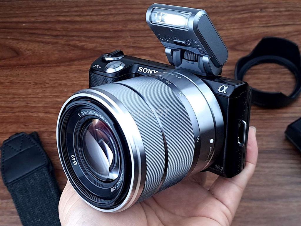 Sony Nex 5N Đen + Lens