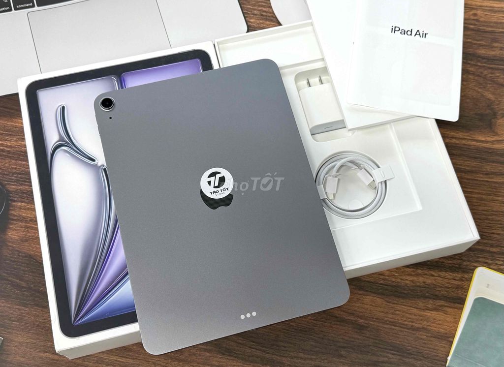 ipad Air 7 11in 128G Wifi Xám BH 12/2027 chưa sd💯. Mua bán Máy tính bảng tại Quận 10 Tp Hồ Chí Minh được đăng bởi Táo Tốt Apple  hình 1