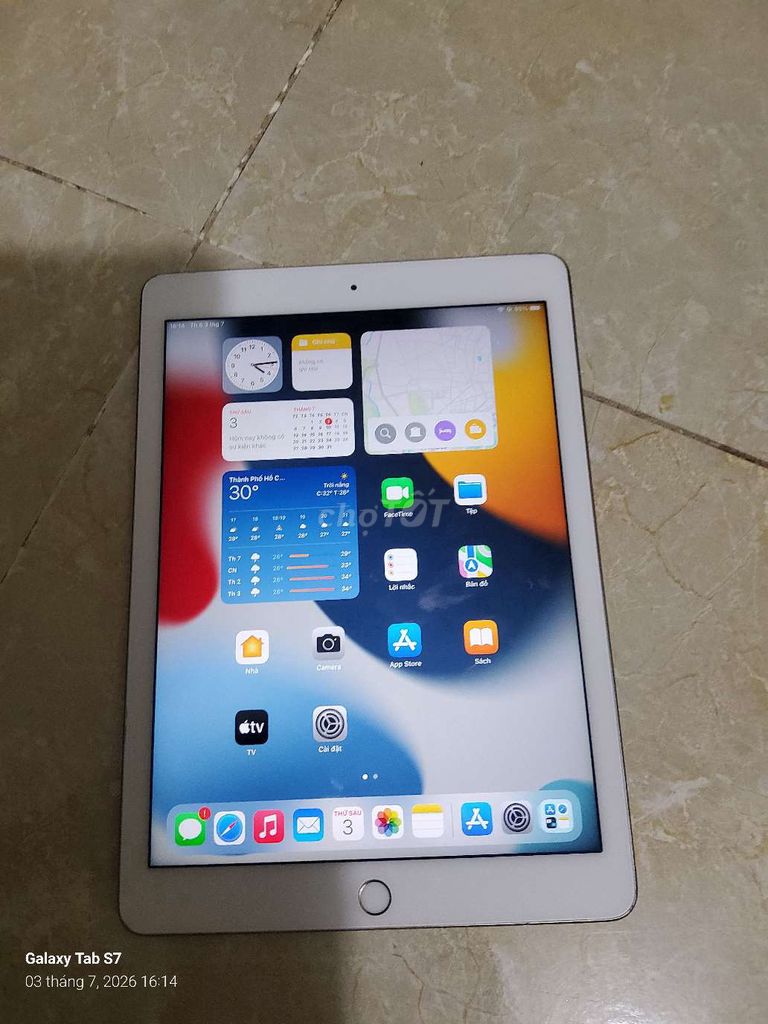 Apple iPad Air 2 32GB Xám gl điện thoại. Mua bán Máy tính bảng tại Quận Bình Tân Tp Hồ Chí Minh được đăng bởi trần kiệt hình 1