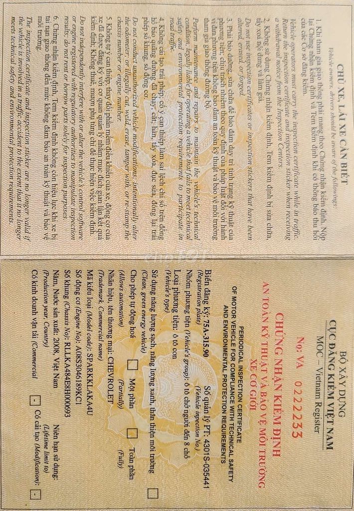 Spark số tự động gia đình 2008 LT 0.8 AT-65000km. Mua bán Ô tô tại Huyện Bình Chánh Tp Hồ Chí Minh được đăng bởi Victor Hoàng hình 7