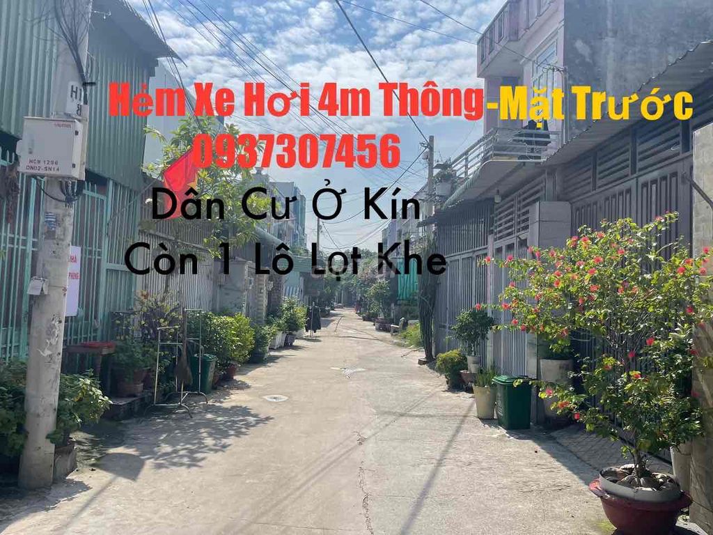 ‼️Đất 4m X 28m-2MT Đường 5m Thông-Gần Chợ Bà Điểm