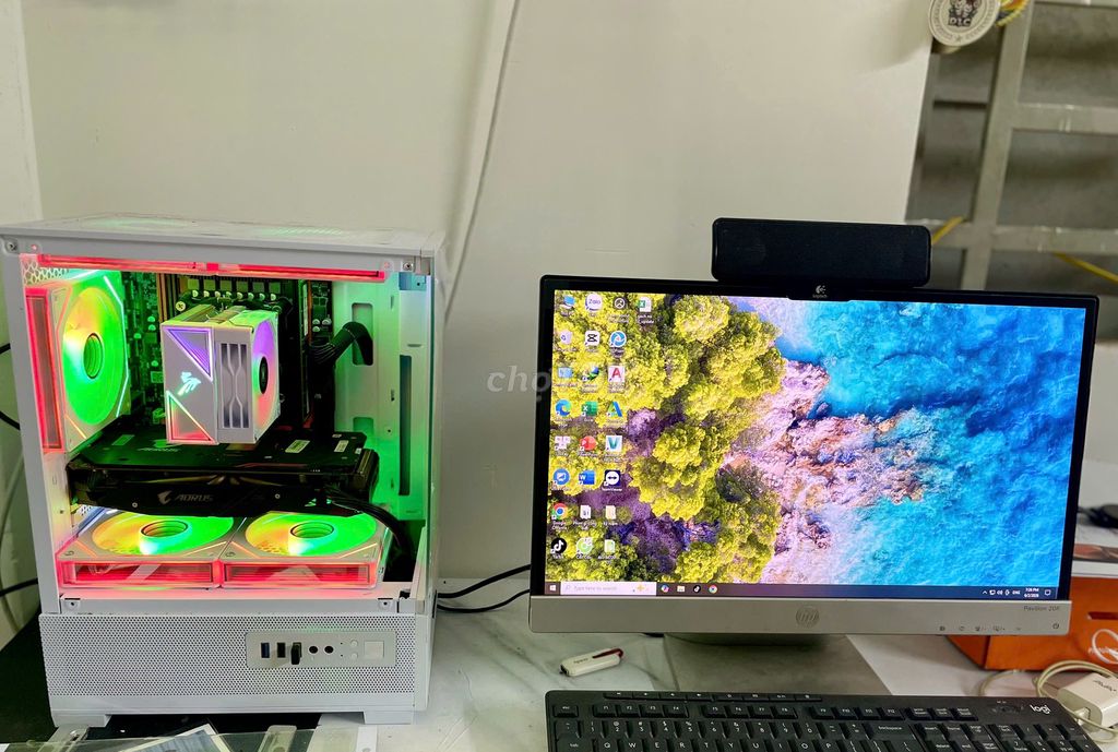 Máy tính để bàn Xeon X99 + E5-2680 v4 24 inch. Mua bán Máy tính để bàn tại Thành phố Thủ Đức Tp Hồ Chí Minh được đăng bởi VU TRUONG QUANG hình 1