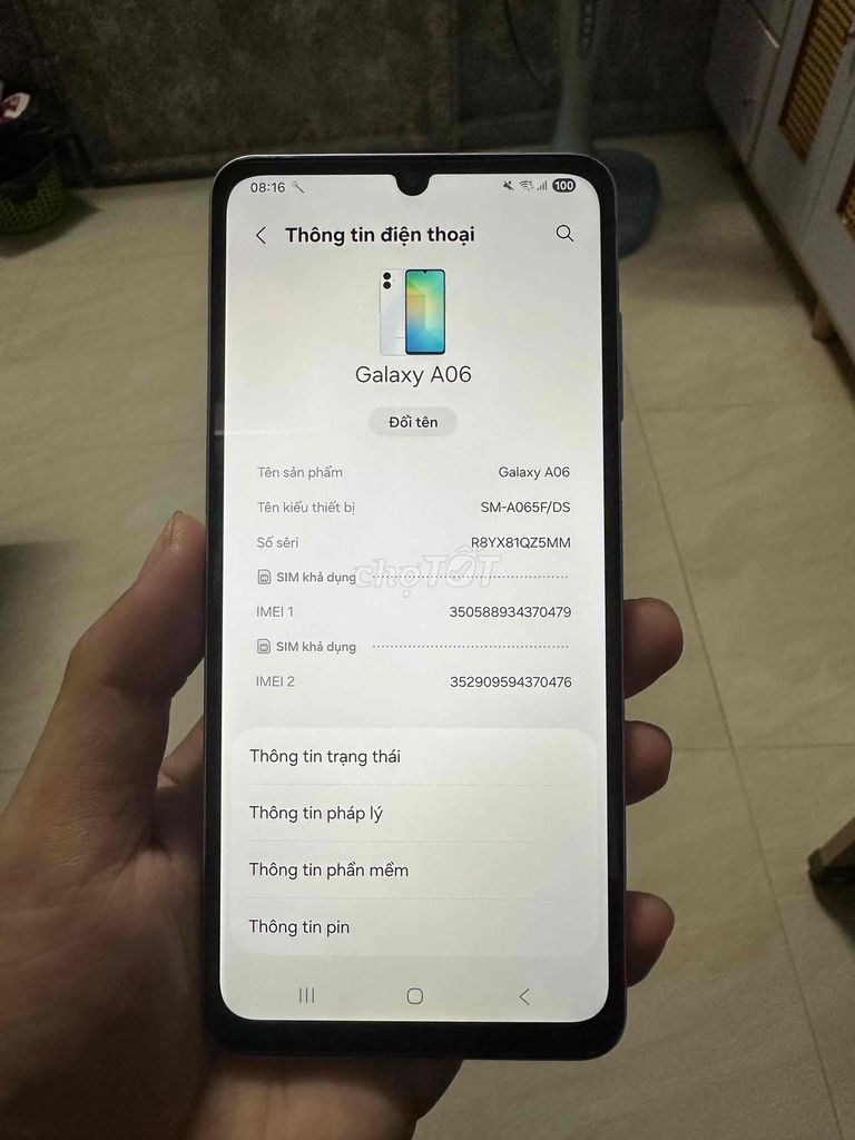 Samsung Galaxy A06 4GB/64GB. Mua bán Điện thoại tại Quận Ô Môn Cần Thơ được đăng bởi Phát Tài hình 1