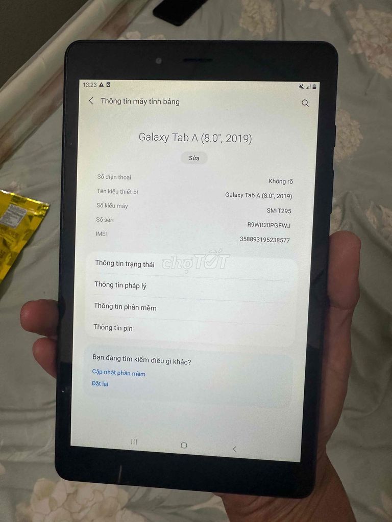 Samsung Tab A (8.0, 2019) 2GB/32GB Đen. Mua bán Máy tính bảng tại Quận Ô Môn Cần Thơ được đăng bởi Quốc Hưng hình 1