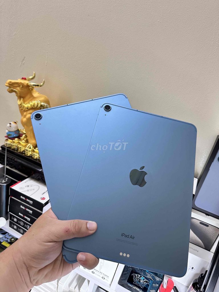 Apple iPad Air 5 M1 Wifi+4G Xanh 64GB 99%. Mua bán Máy tính bảng tại Quận Tân Bình Tp Hồ Chí Minh được đăng bởi TÁO BI STORE CHUYÊN IPAD ZIN CHẤT hình 1