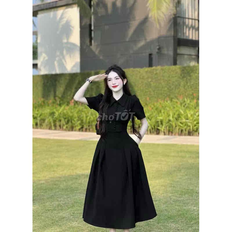 Pass Đầm nữ dáng dài cổ sơ mi size S. Mua bán Quần áo tại Huyện Nhà Bè Tp Hồ Chí Minh được đăng bởi Bao Tram hình 1