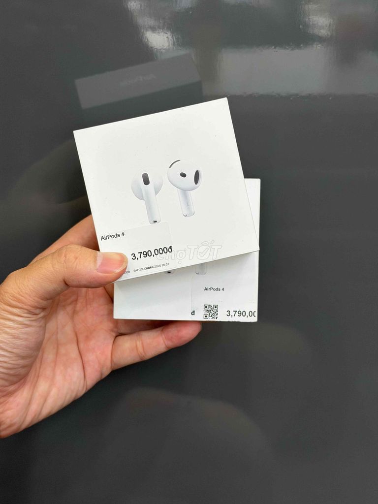 Apple AirPods 4 Trắng Mới 100% chính hãng new seal. Mua bán Tivi, Âm thanh tại Quận Ninh Kiều Cần Thơ được đăng bởi Quý Mobile Cần thơ hình 1