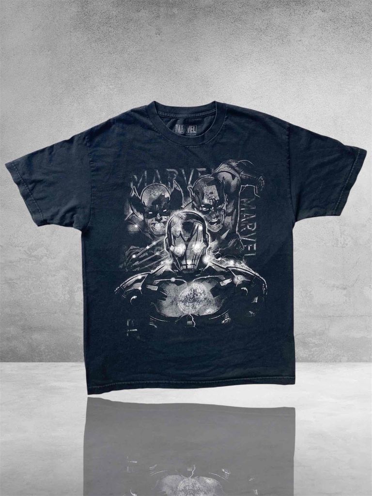 Áo thun Marvel Captain Iron Nam size L. Mua bán Quần áo tại Huyện Kiên Lương Kiên Giang được đăng bởi Duc Bao Mai hình 1