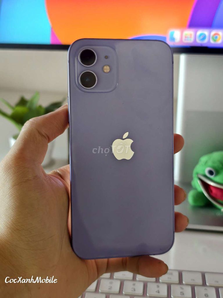Apple iPhone 12 128GB Tím zin full chức năng. Mua bán Điện thoại tại Quận Liên Chiểu Đà Nẵng được đăng bởi Minh Hiệp CócXanhMobile hình 1