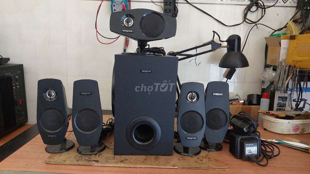 Hệ thống loa Creative Inspire T6060 5.1 Đen. Mua bán Tivi, Âm thanh tại Huyện Bình Chánh Tp Hồ Chí Minh được đăng bởi MINH hình 1