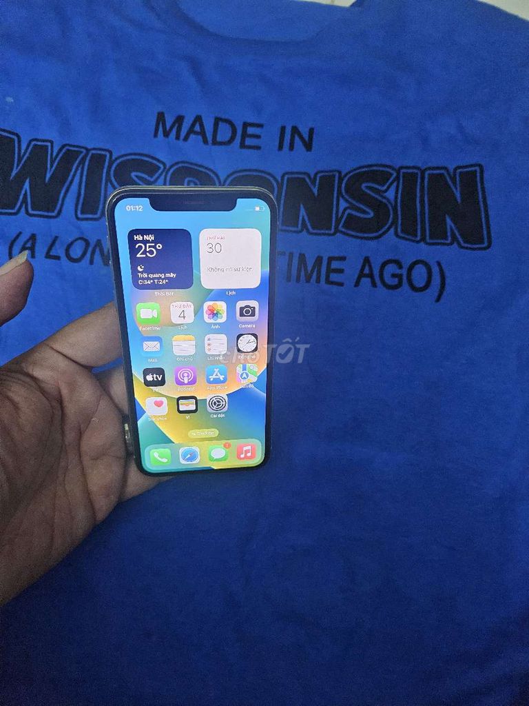 Apple iPhone X 64GB Q tế truetone màn zin face ok. Mua bán Điện thoại tại Thành phố Thủ Đức Tp Hồ Chí Minh được đăng bởi binphone hình 1
