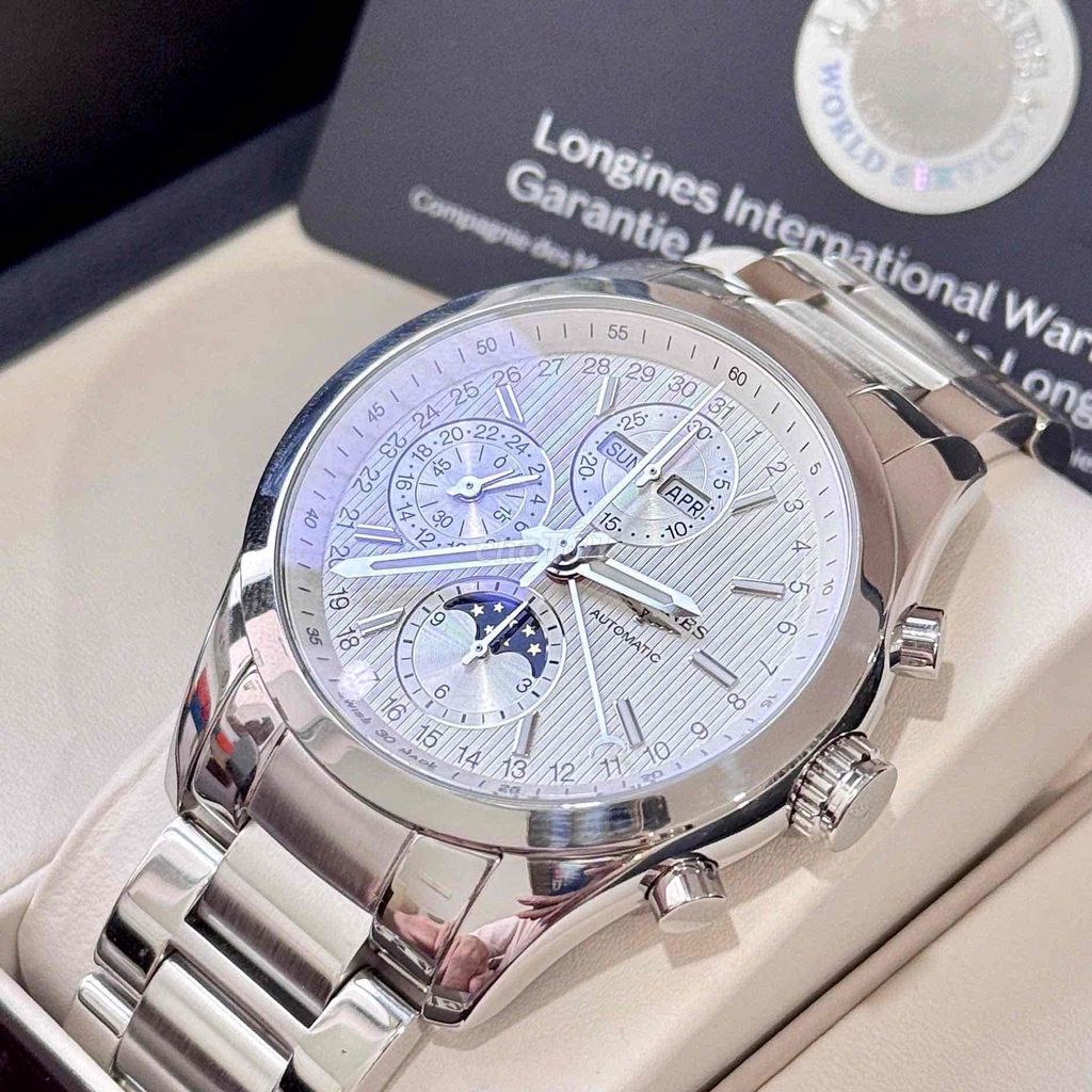 Longines Conquest Classic Moonphase L2.798.4.72.6. Mua bán Đồng hồ tại Quận Hoàng Mai Hà Nội được đăng bởi tuấn ninh  hình 1