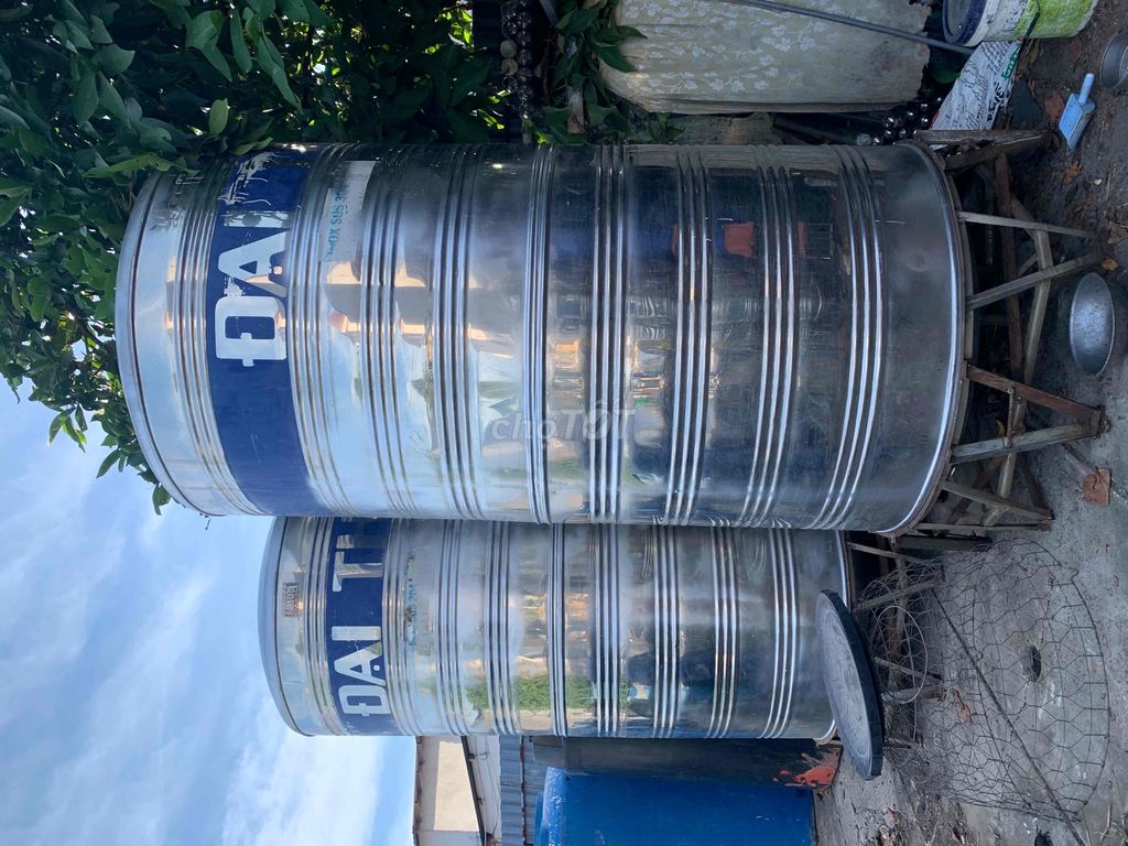 bồn inox 4000L thanh lý giá rẻ. Mua bán Nội thất, đồ gia dụng khác tại Huyện Củ Chi Tp Hồ Chí Minh được đăng bởi BỒN NHỰA VÀ INOX hình 1