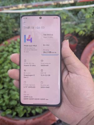 Xiaomi 13 ultra ram 12/256gb. Mua bán Điện thoại tại Quận Thốt Nốt Cần Thơ được đăng bởi Nam