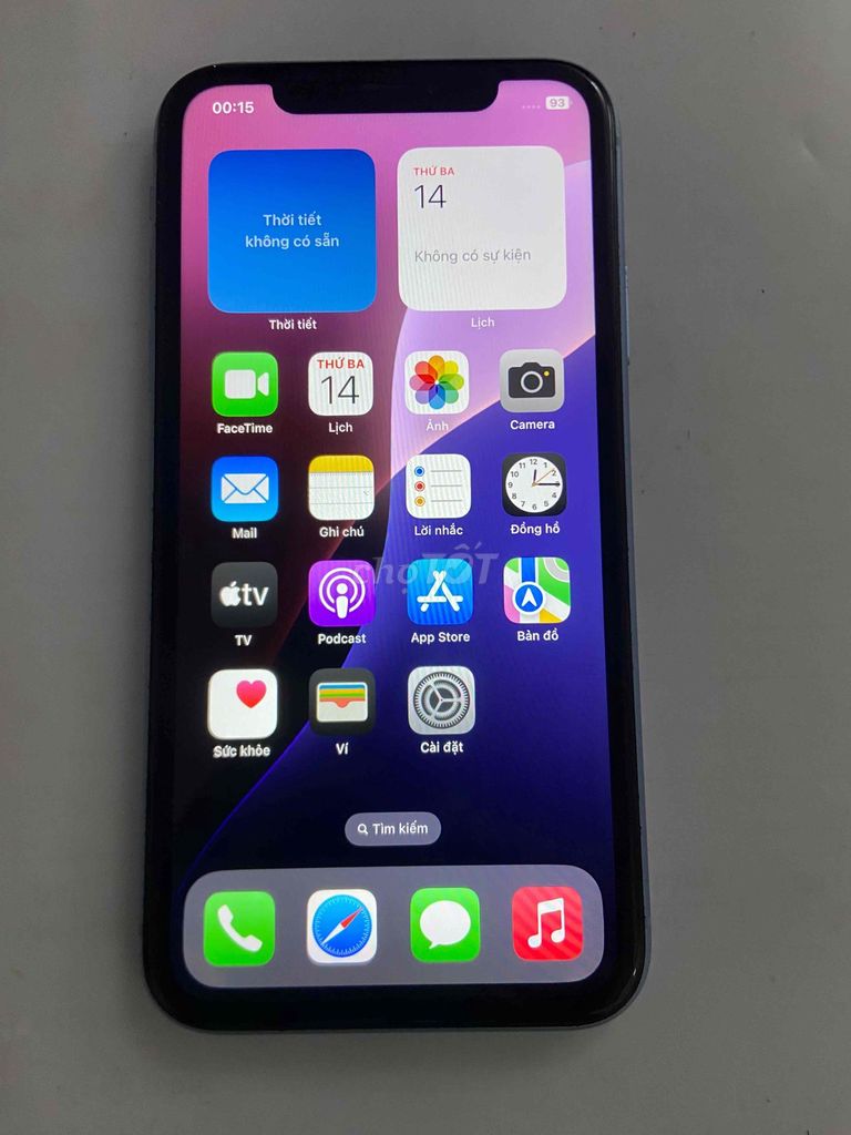 Apple iPhone XR 128GB Xanh dương Đã sử dụng. Mua bán Điện thoại tại Huyện Thới Lai Cần Thơ được đăng bởi ĐT Thới Lai hình 1