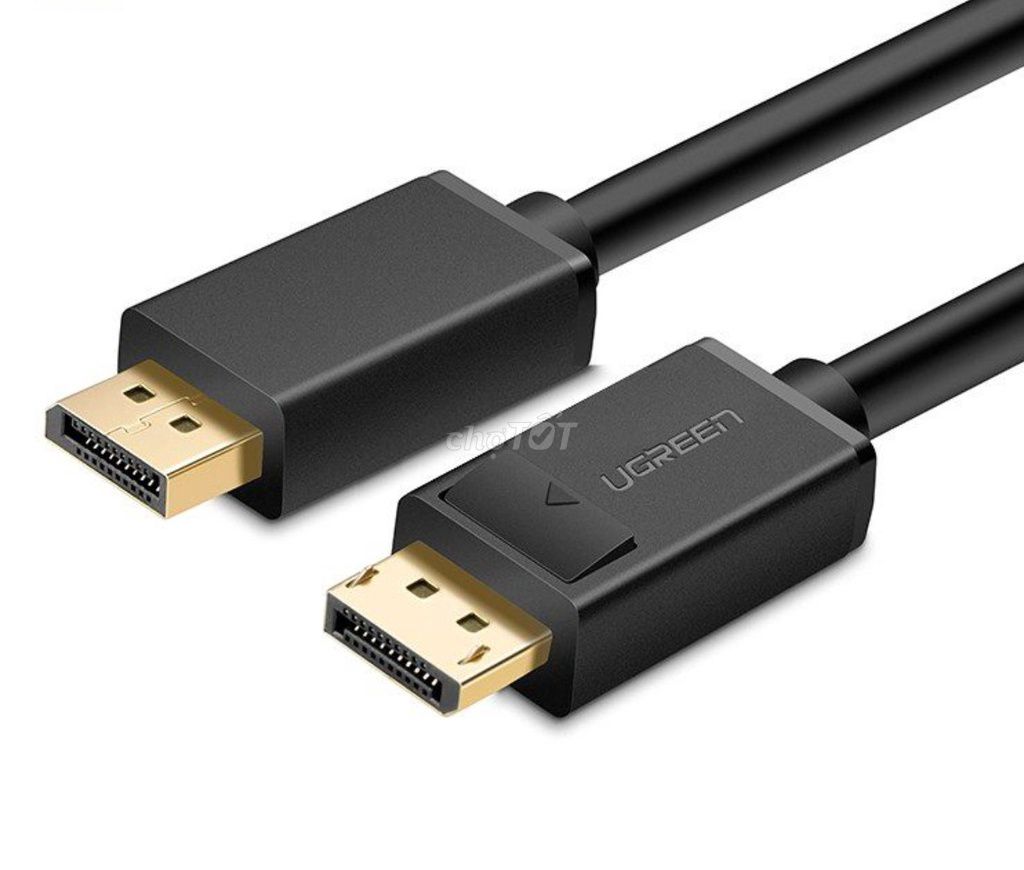 Cáp DisplayPort Ugreen DP102 Đen dài 1,8m cao cấp. Mua bán Phụ kiện (Màn hình, Chuột...) tại Thành phố Thủ Đức Tp Hồ Chí Minh được đăng bởi Vi Tính 24H  hình 1