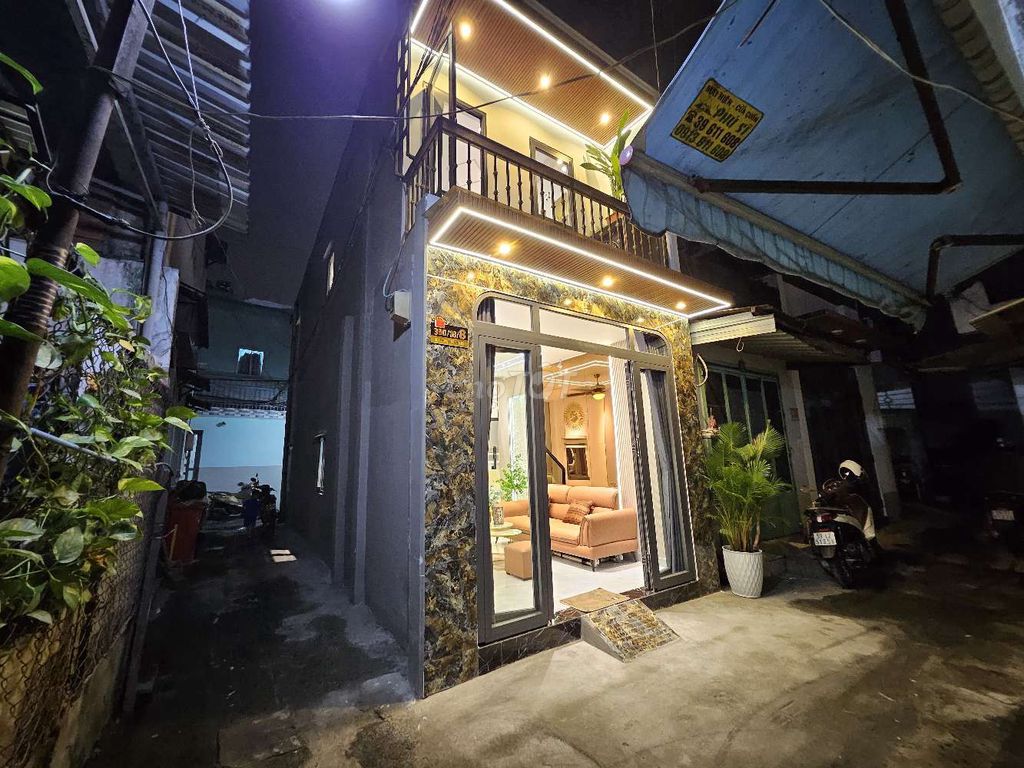 Nhà đẹp 3pn khu dân trí cao đi bộ ra Emart Phan Huy Ích - ảnh 4